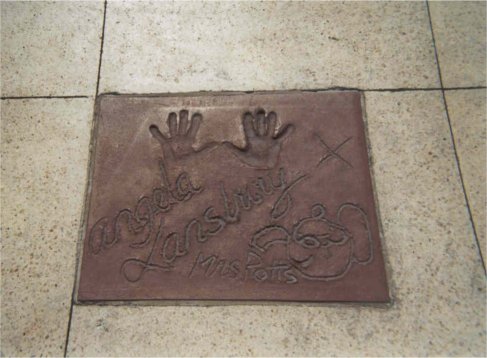 Angela's handprints (The Walt Disney Studios Europe)