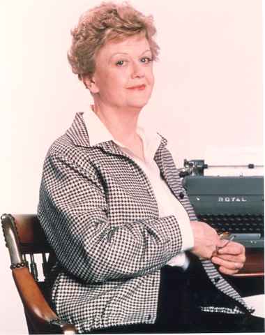Angela Lansbury as Jessica Beatrice Fletcher on "Murder, She Wrote"